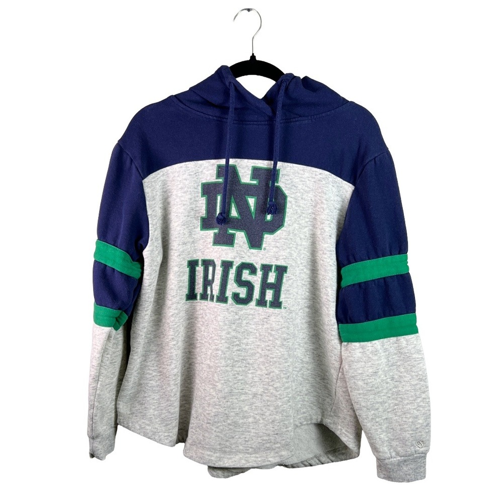 Colosseum Notre Dame Fighting Irish Hoodie Women's L Y2K Blokecore